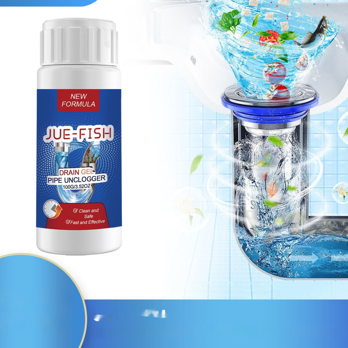 Pipe Dredge Agent Kitchen And Bathroom Sewer Pipe Odor Cleaning And Dissolution