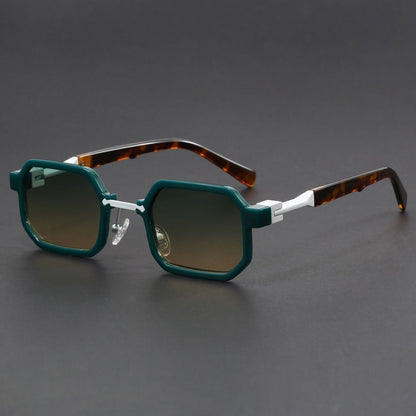 Retro Polygon Exquisite Sun Glasses Women