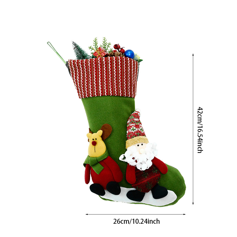 Decorations Christmas Sock Candy Bag Pendant