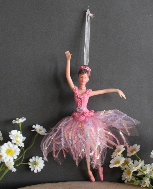 Ballerina Girl Hanging Table Top Ornament
