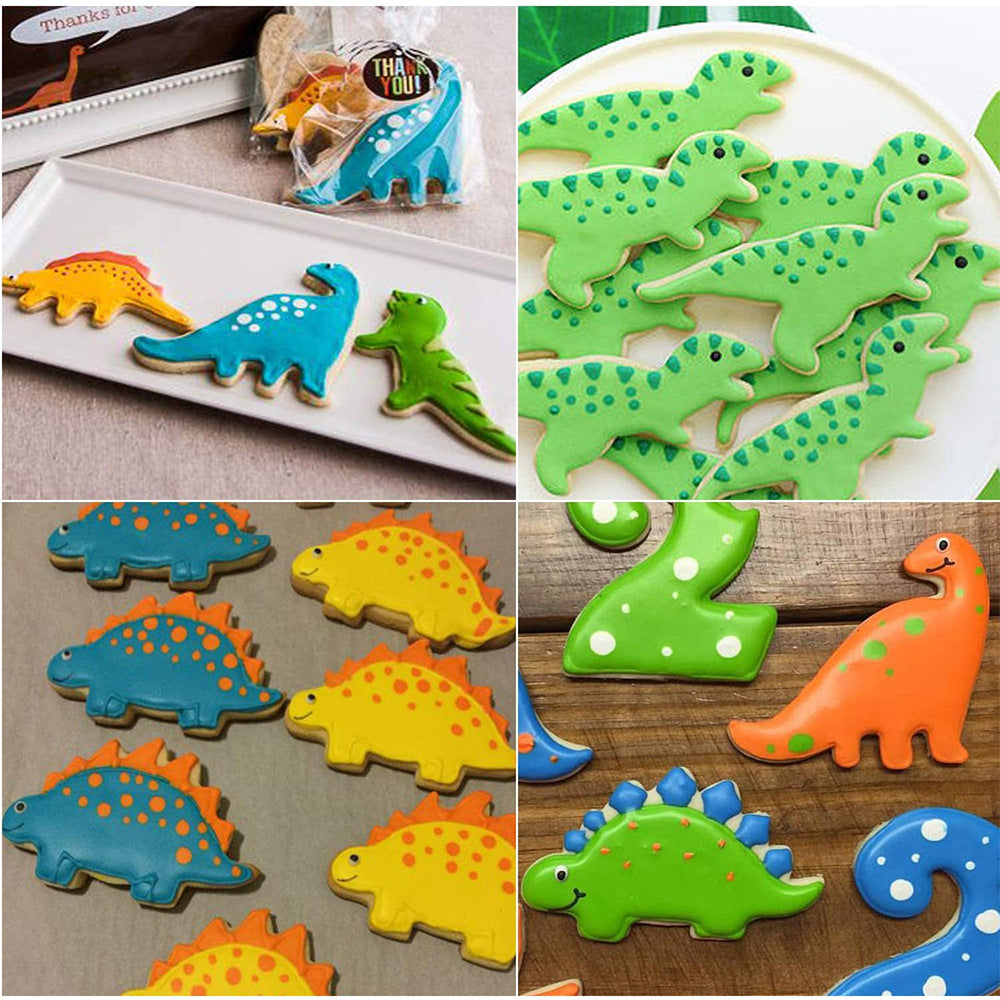 Stainless Steel Dinosaur 7-piece Set Cookie Cutter Die