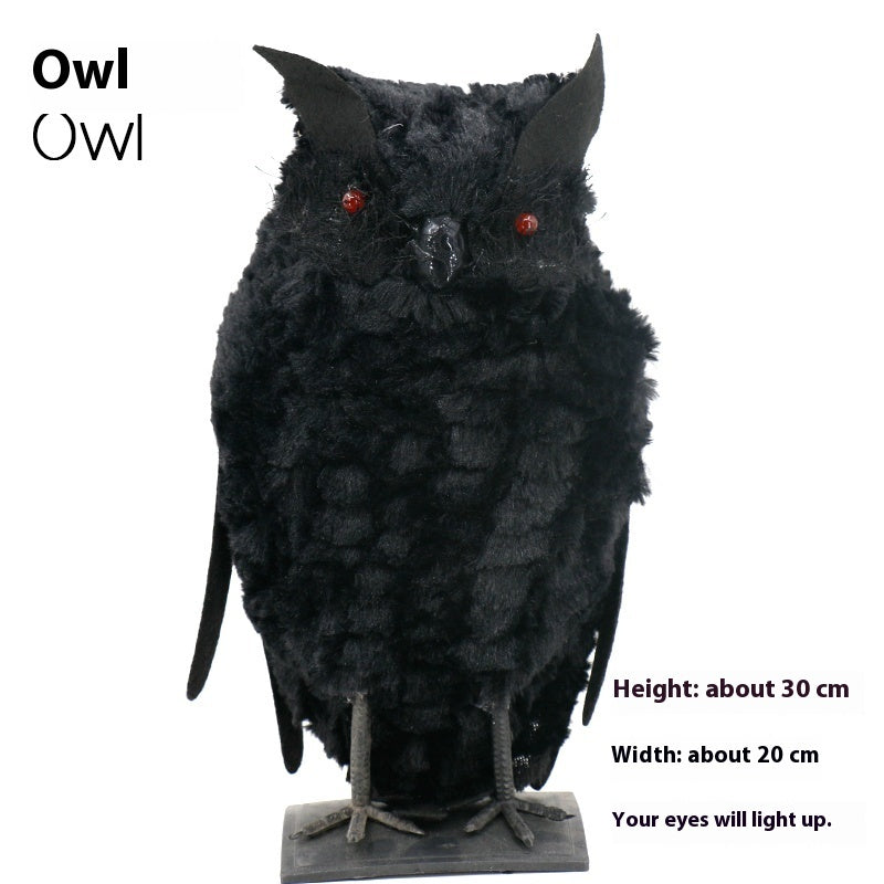 Halloween Decoration Owl Prop Decoration