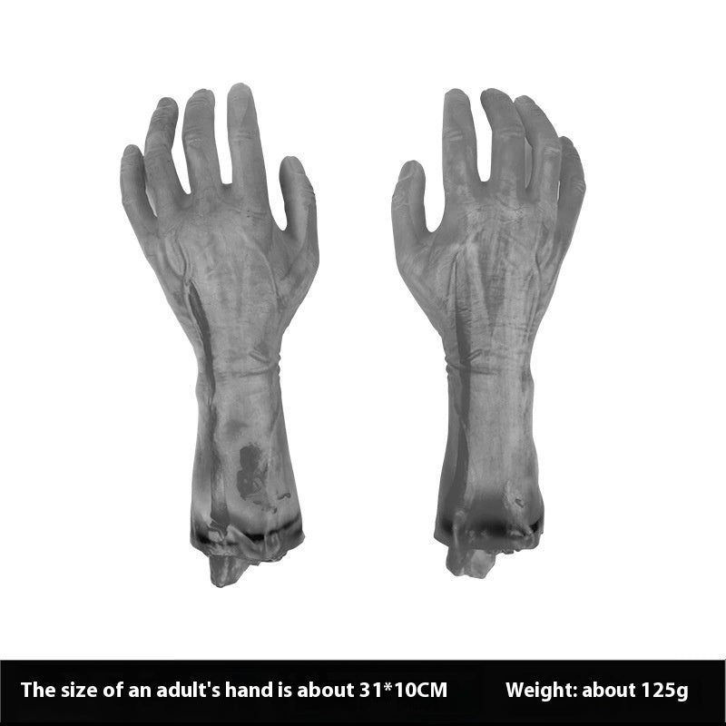 Halloween Broken Hand Horror Decoration Props Haunted House Bar Chamber Spoof Simulation