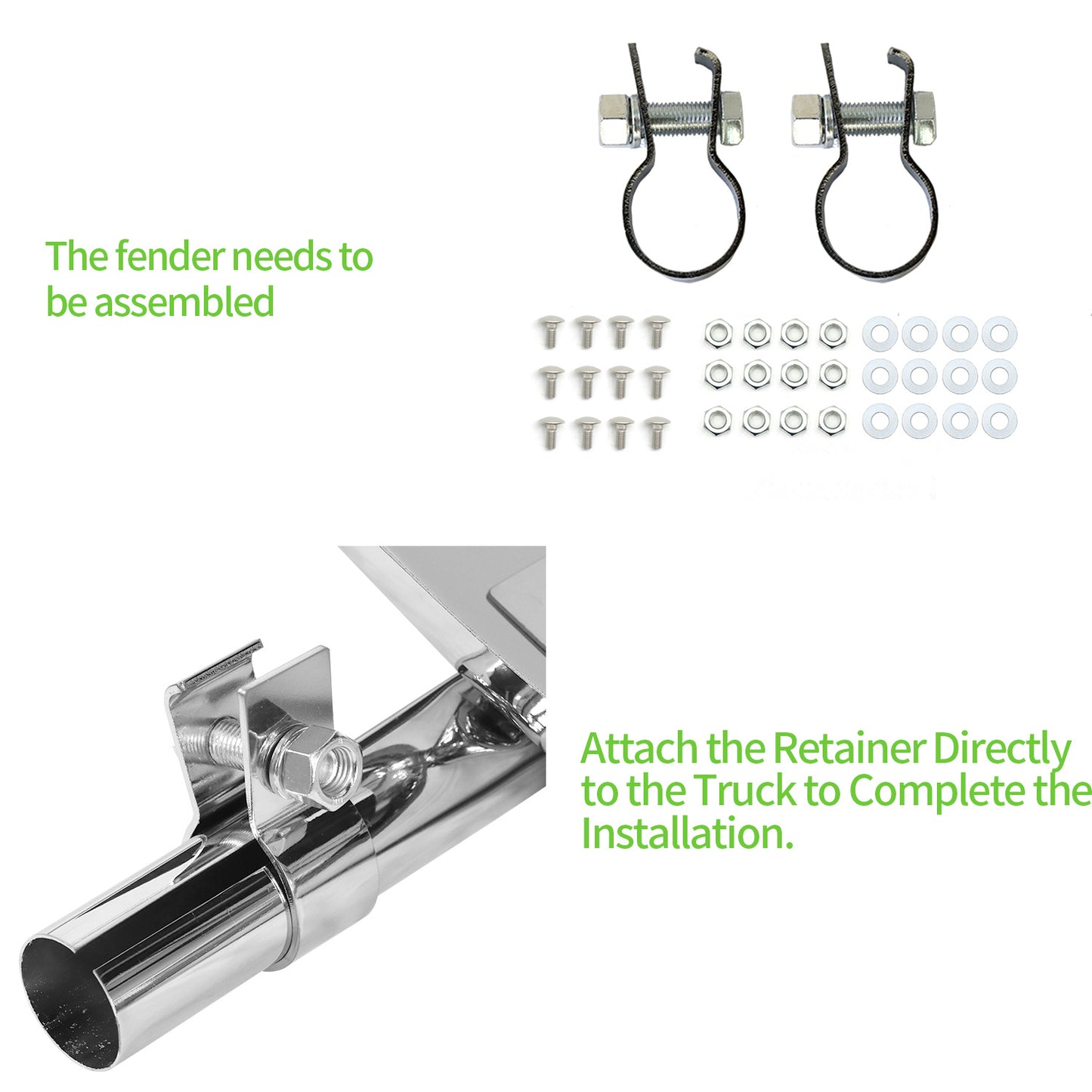 Plated Quarter Fender Cover 2 Pieces