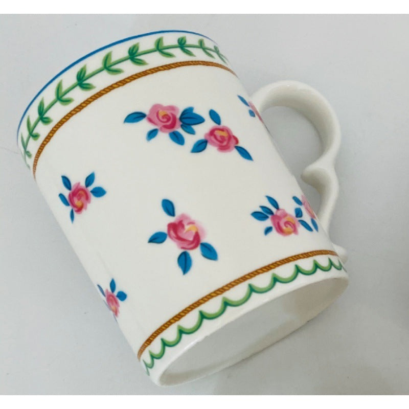 Coffee Set Pastoral Style Ceramic Coffee Cup Cup And Saucer Set