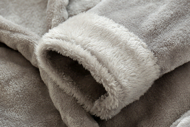 Flannel Bathrobe Cute Mouse Children's Loungewear
