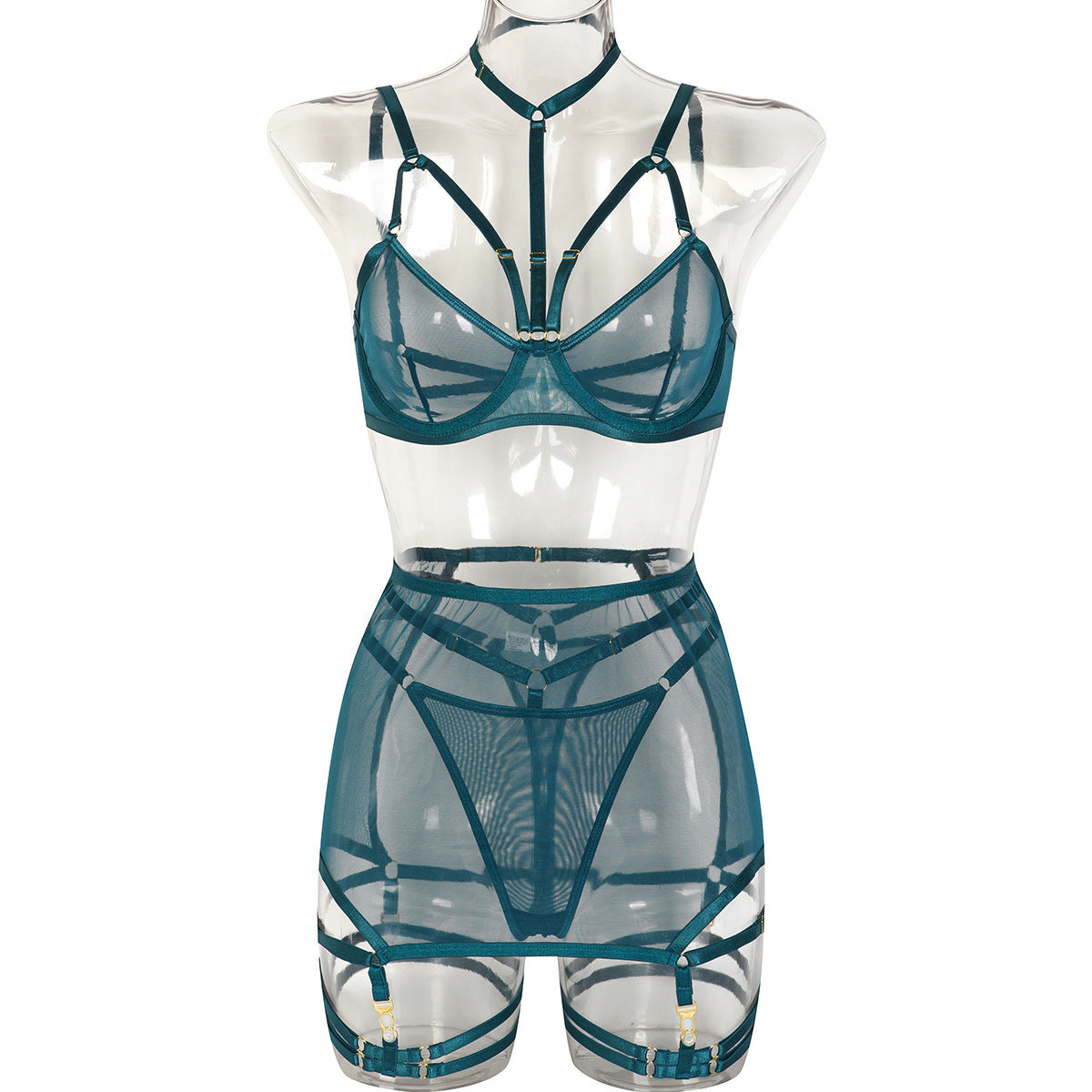 Lady Sexy Underwear Three-piece Set