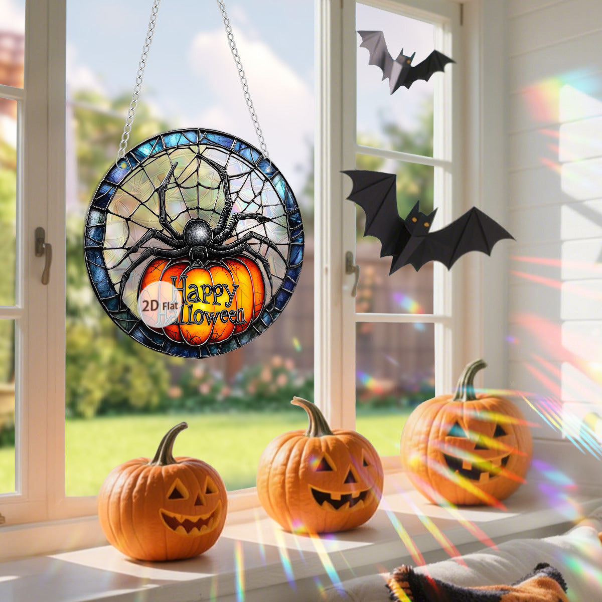 Halloween Pumpkin Ghost Hanging Decoration