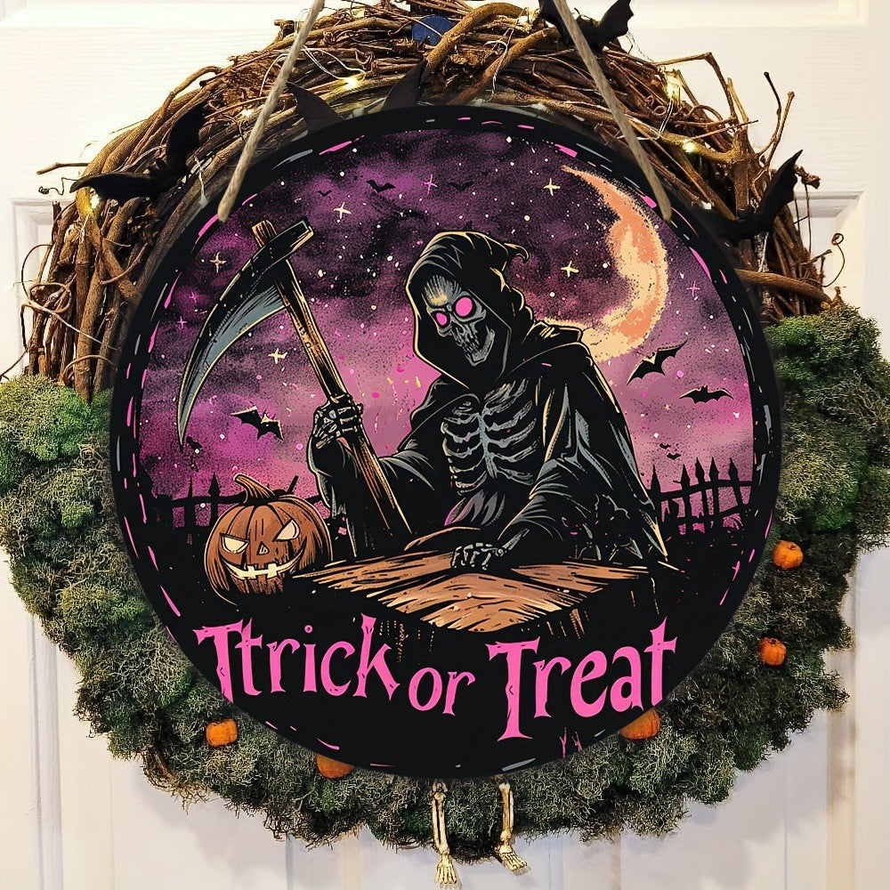 Halloween Wooden Doorplate Home Decoration