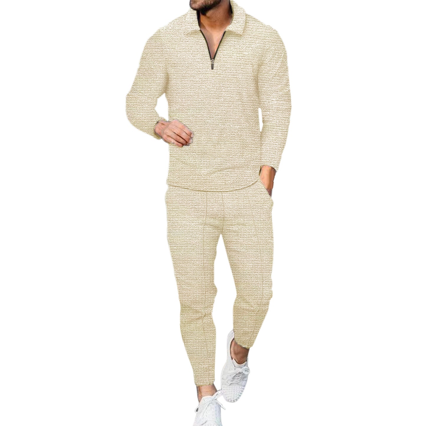 Summer Long-sleeve Pants Two-piece Sports And Leisure Men's Suit