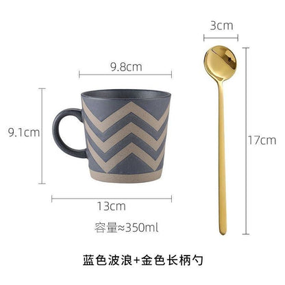 Stoneware Mug Coffee Cup Couple Water Cup