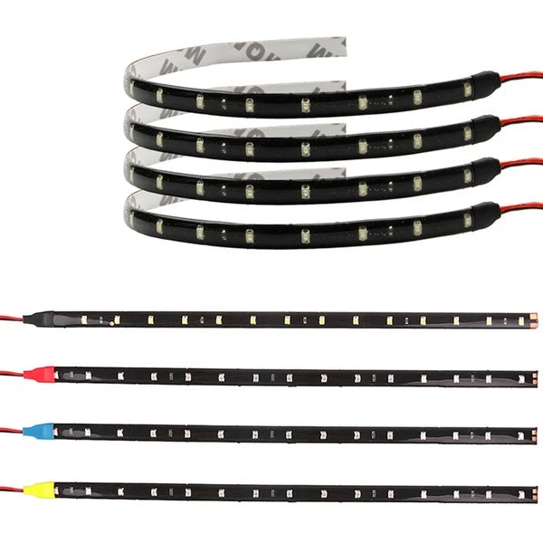 Lot Waterproof 12 DC 12V Motor LED Strip Underbody Light For Car Motorcycle