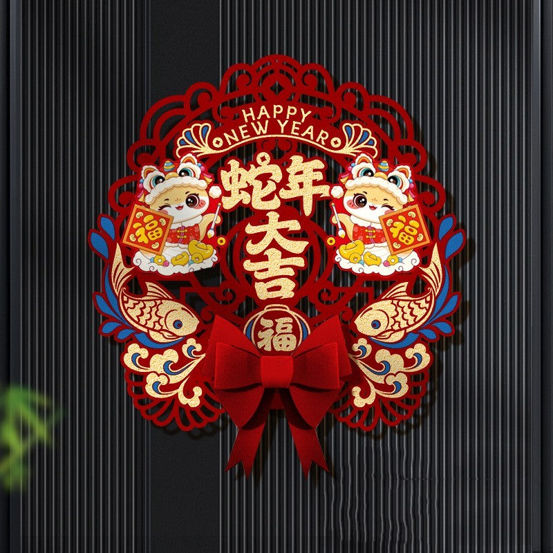Creative New Year Door Decoration Supplies