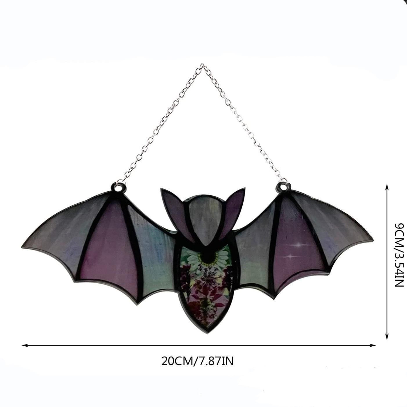 Halloween Decoration Hanging Acrylic Bat Pendant