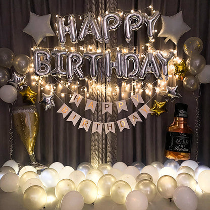 Birthday Decoration Balloon One Year Old Decoration Package
