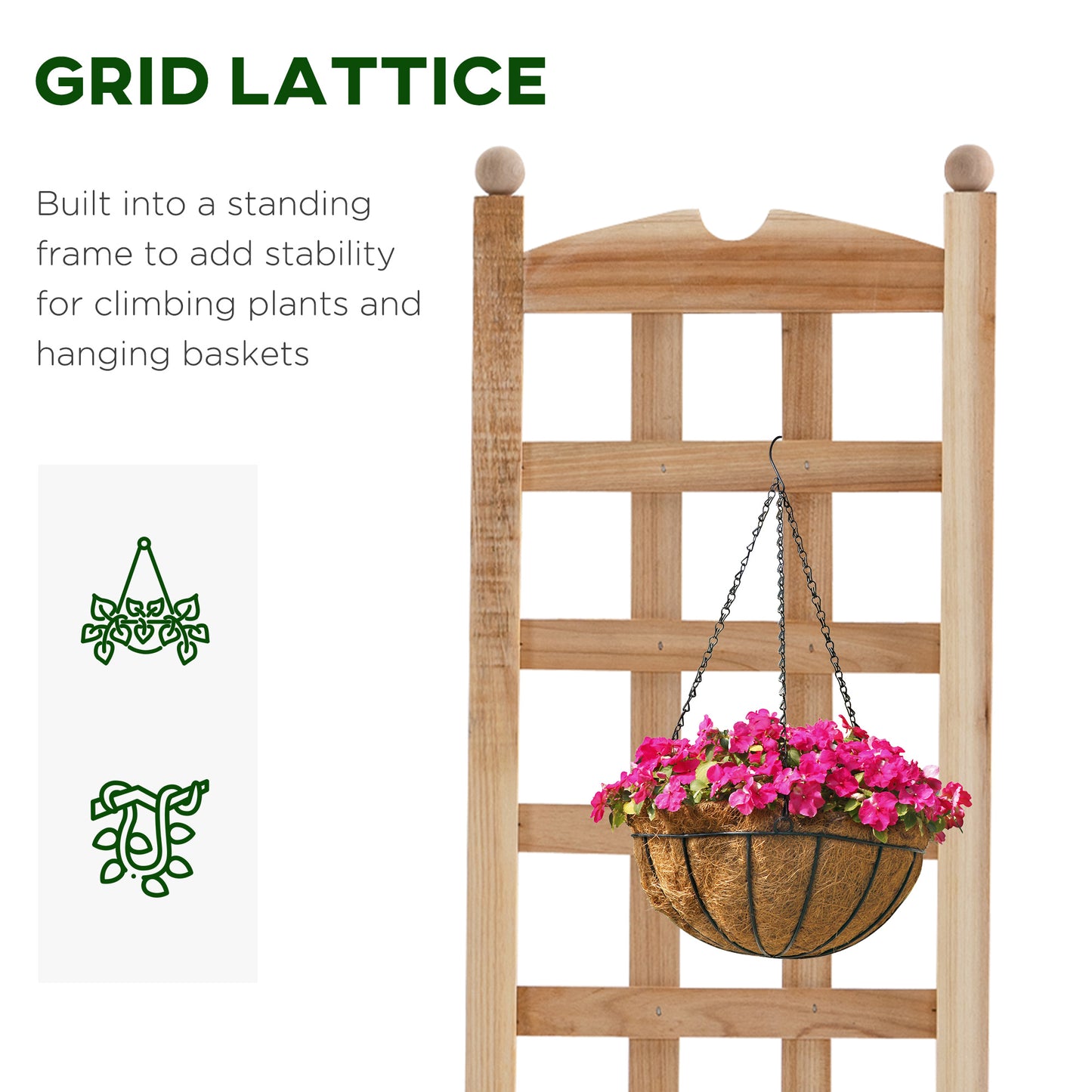 Raised Garden Bed with Trellis