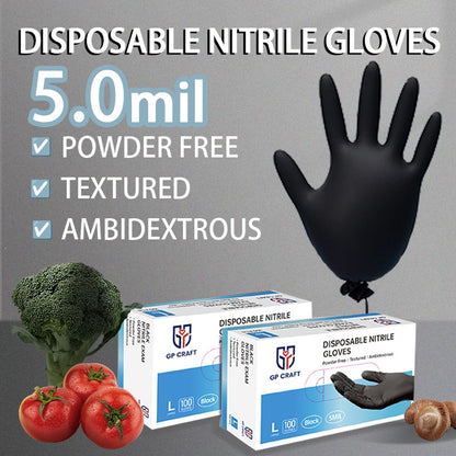 Thick Ding Qing Gloves GP50 Black