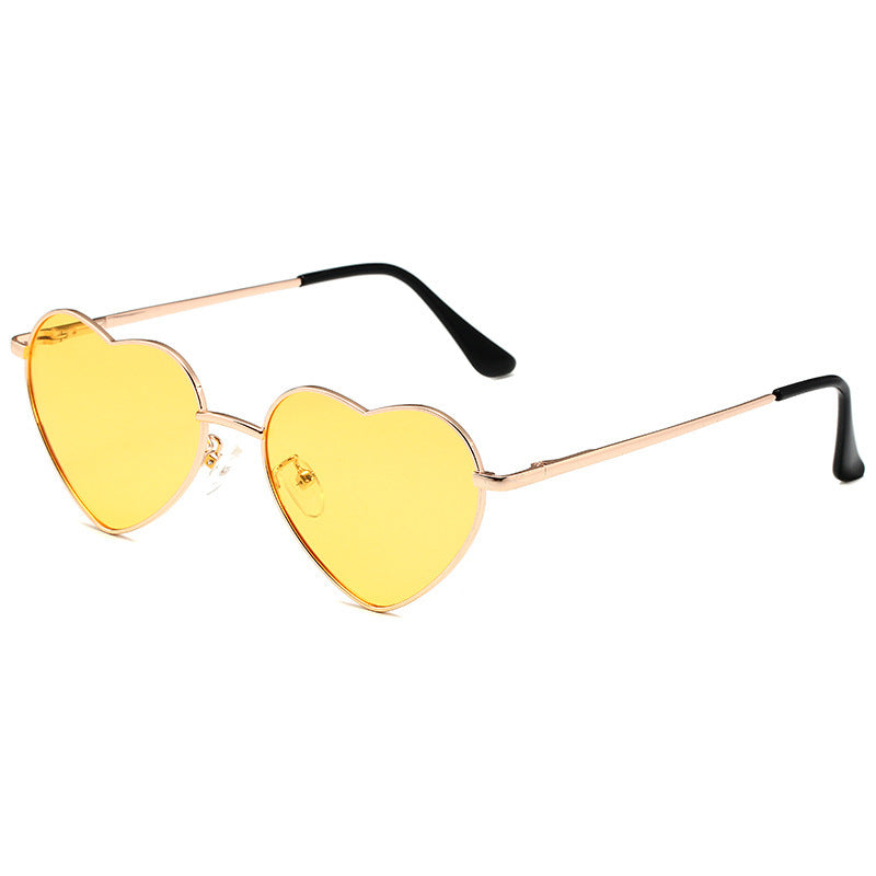 Women's Cute Heart Polarized Sun Glasses