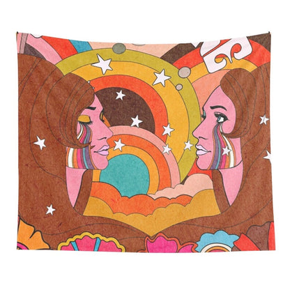 Rainbow Art Decoration Bedroom Wall Decoration Cloth