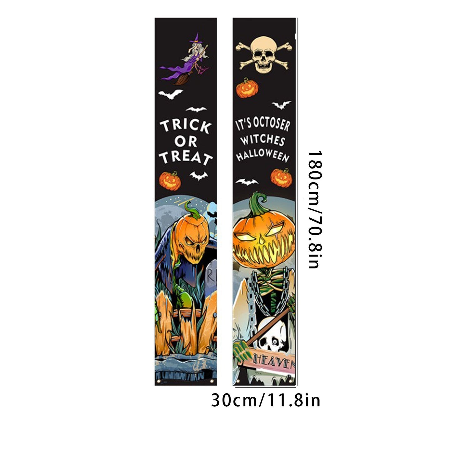 Halloween Curtain Hanging Banner Party Decoration