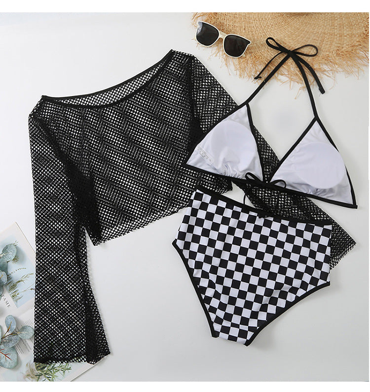 Women's Fashion Bikini Swimsuit Three-piece Set